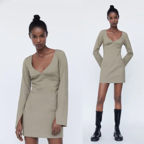 ★ZARA★ SHORT DRESS Zara | Dresses | Zara Short Dress With Sweetheart Neckline